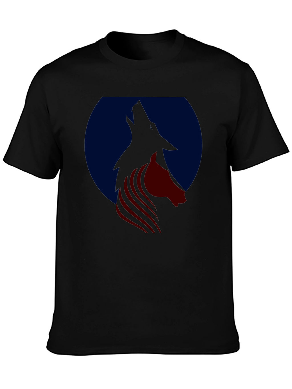 Wolf Silhouette Graphic Tee