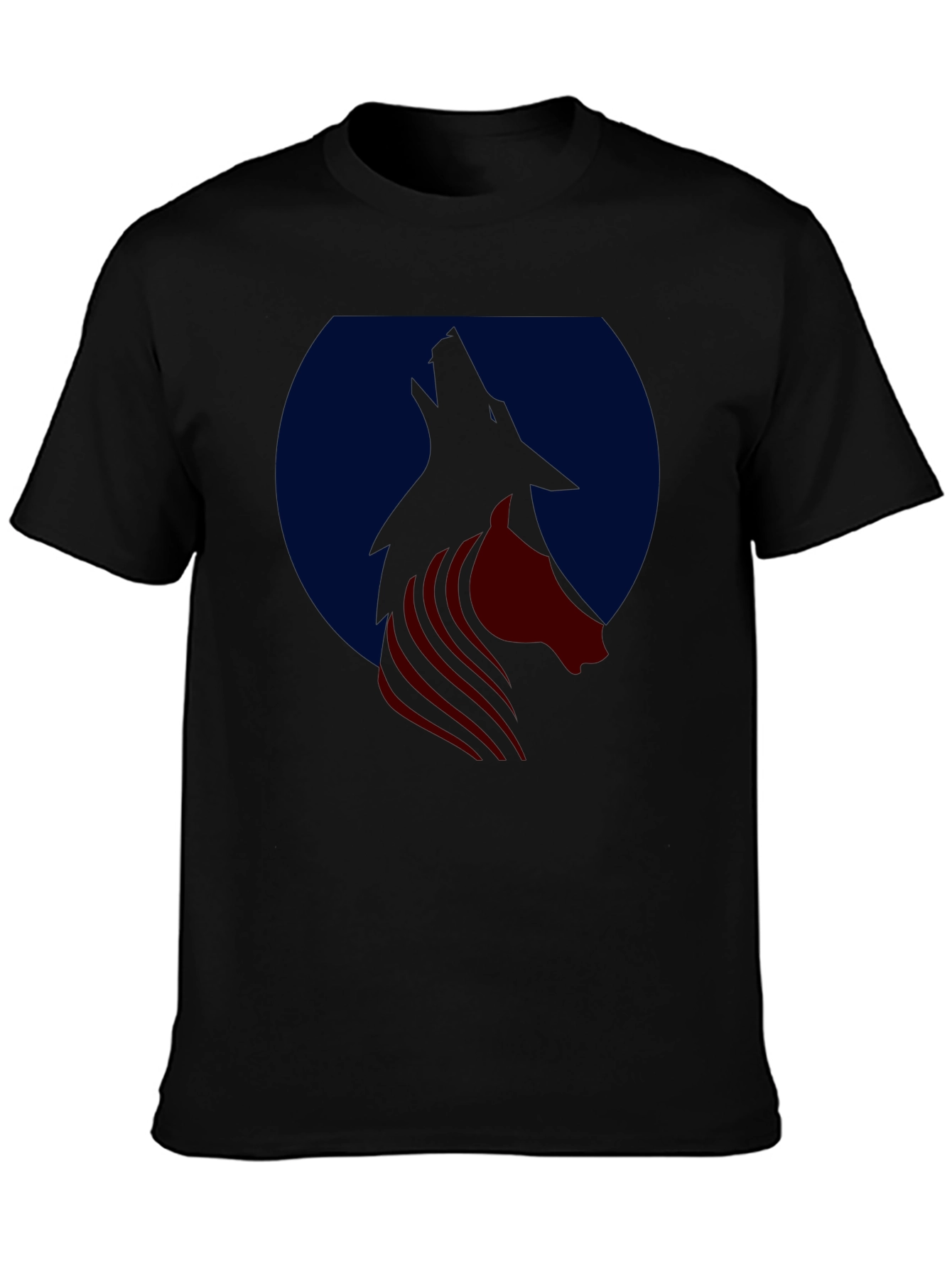 Wolf Silhouette Graphic Tee