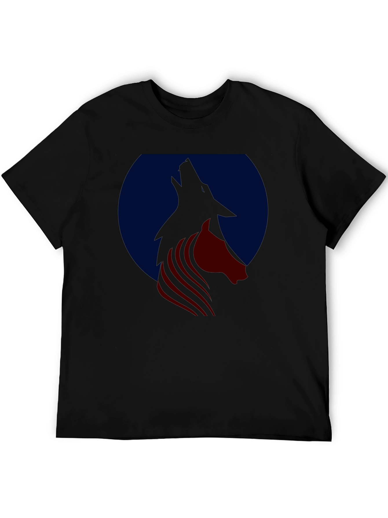 Wolf Silhouette Graphic Tee