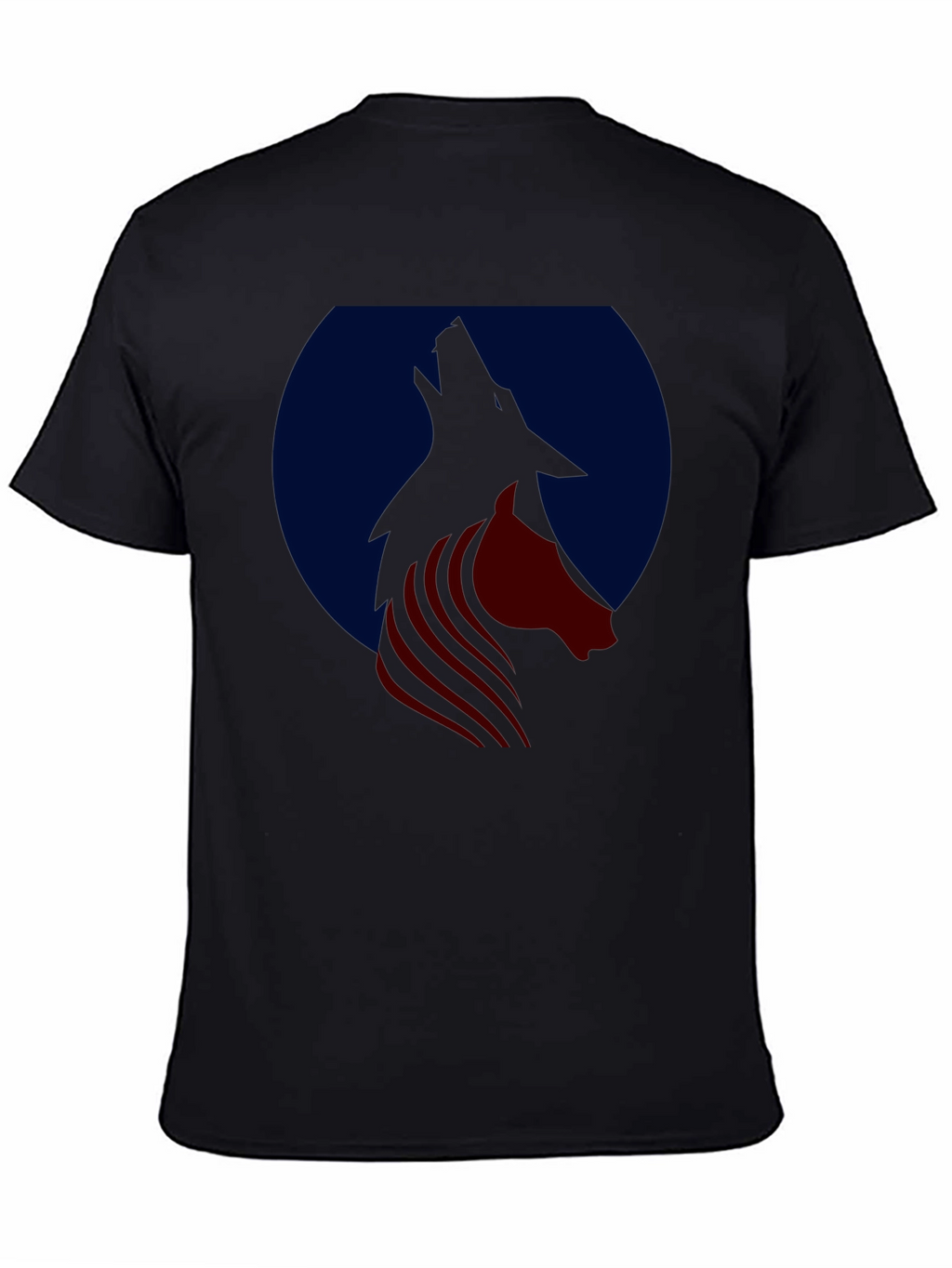 Wolf Silhouette Graphic Tee