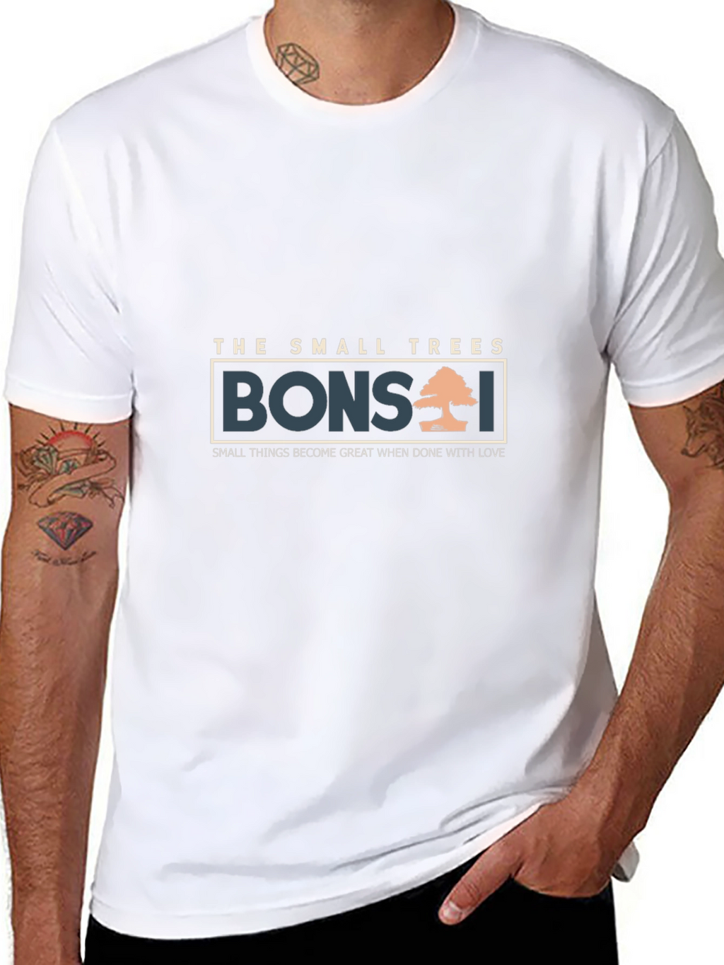 The Small Trees Bonsai Graphic T-Shirt