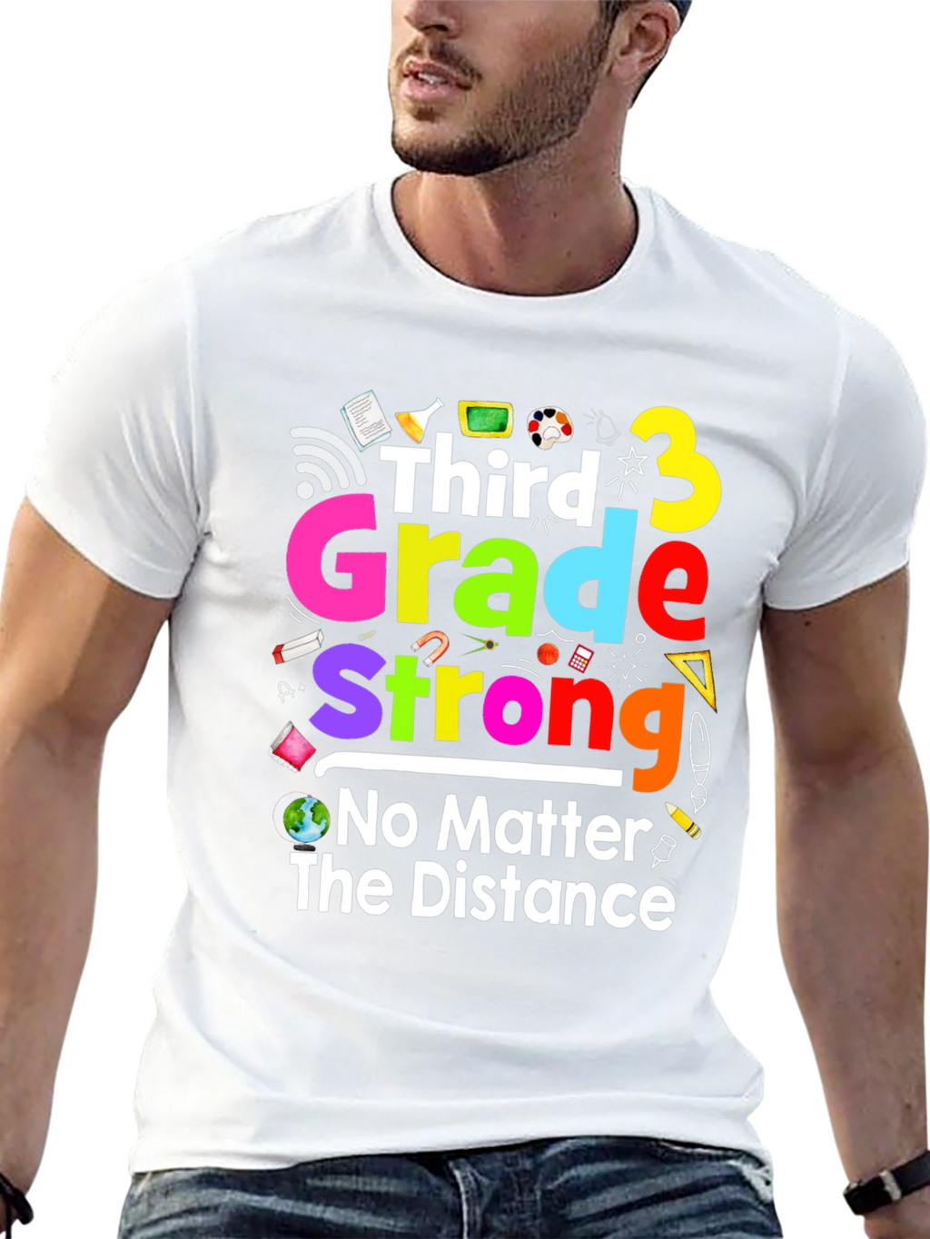 Third Grade Strong T-Shirt - Back to School Tee