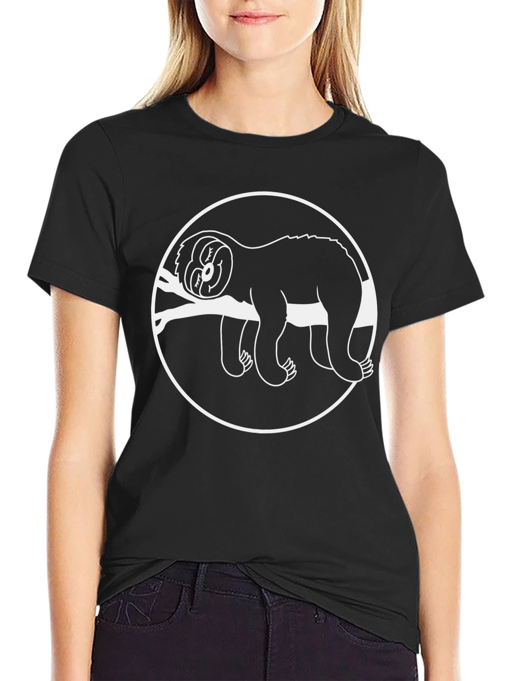 Sloth Graphic T-Shirt - Relaxed Fit