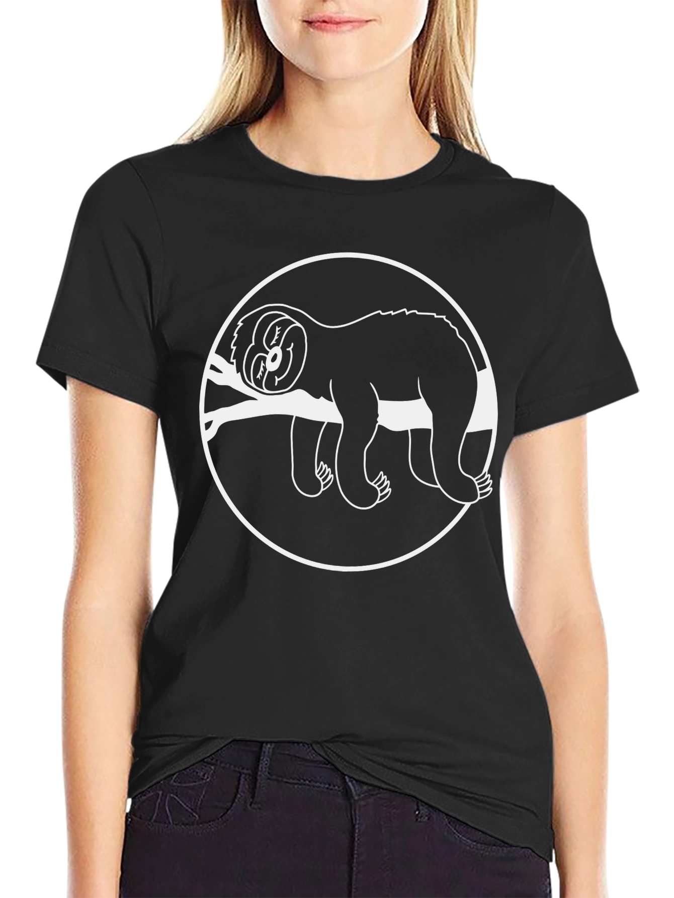 Sloth Graphic T-Shirt - Relaxed Fit