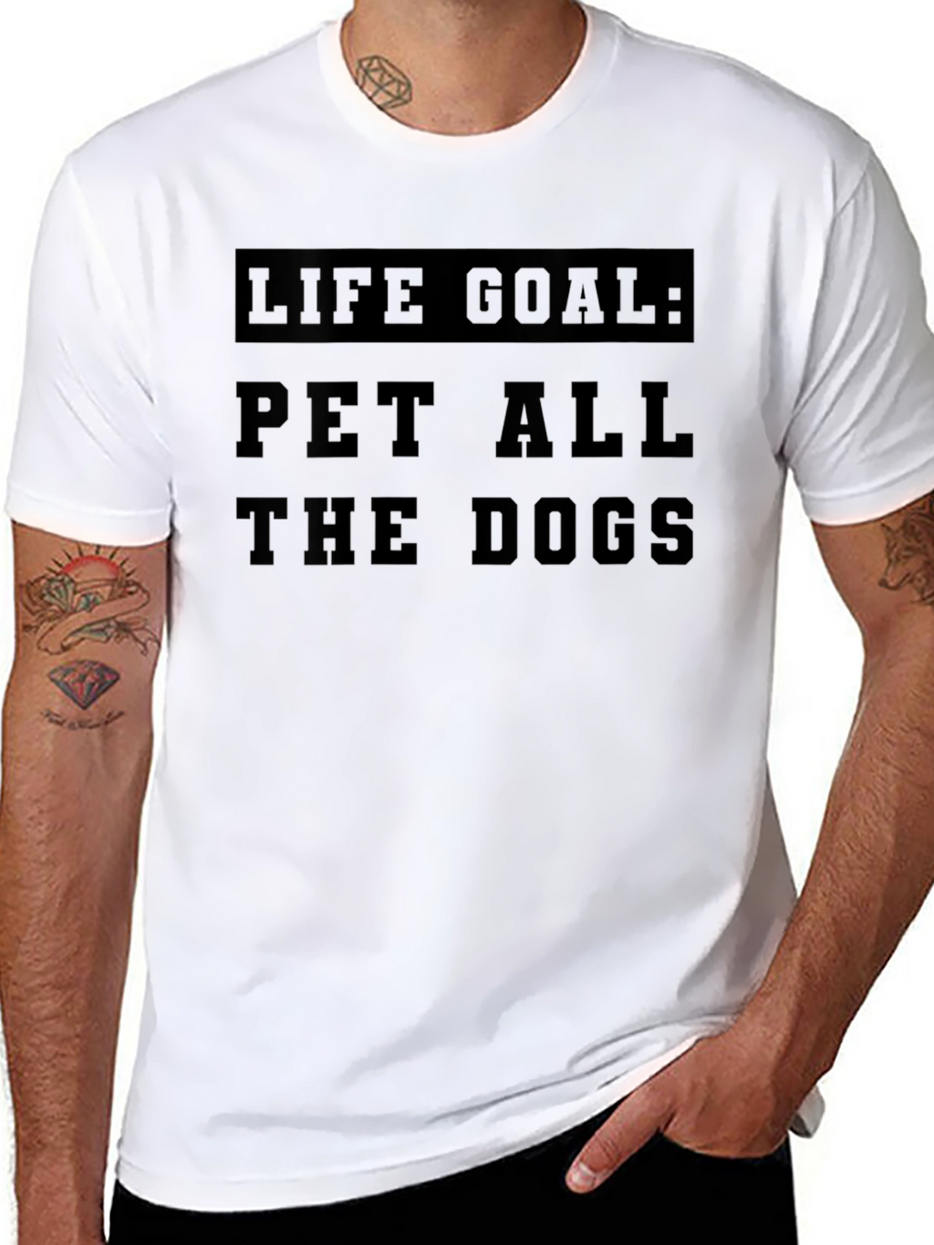 Life Goal: Pet All The Dogs T-Shirt