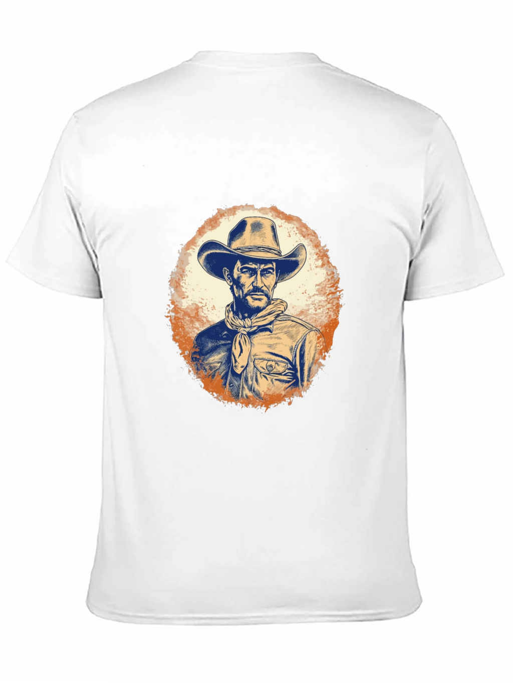 Cowboy Graphic Tee - Western Style Black T-Shirt