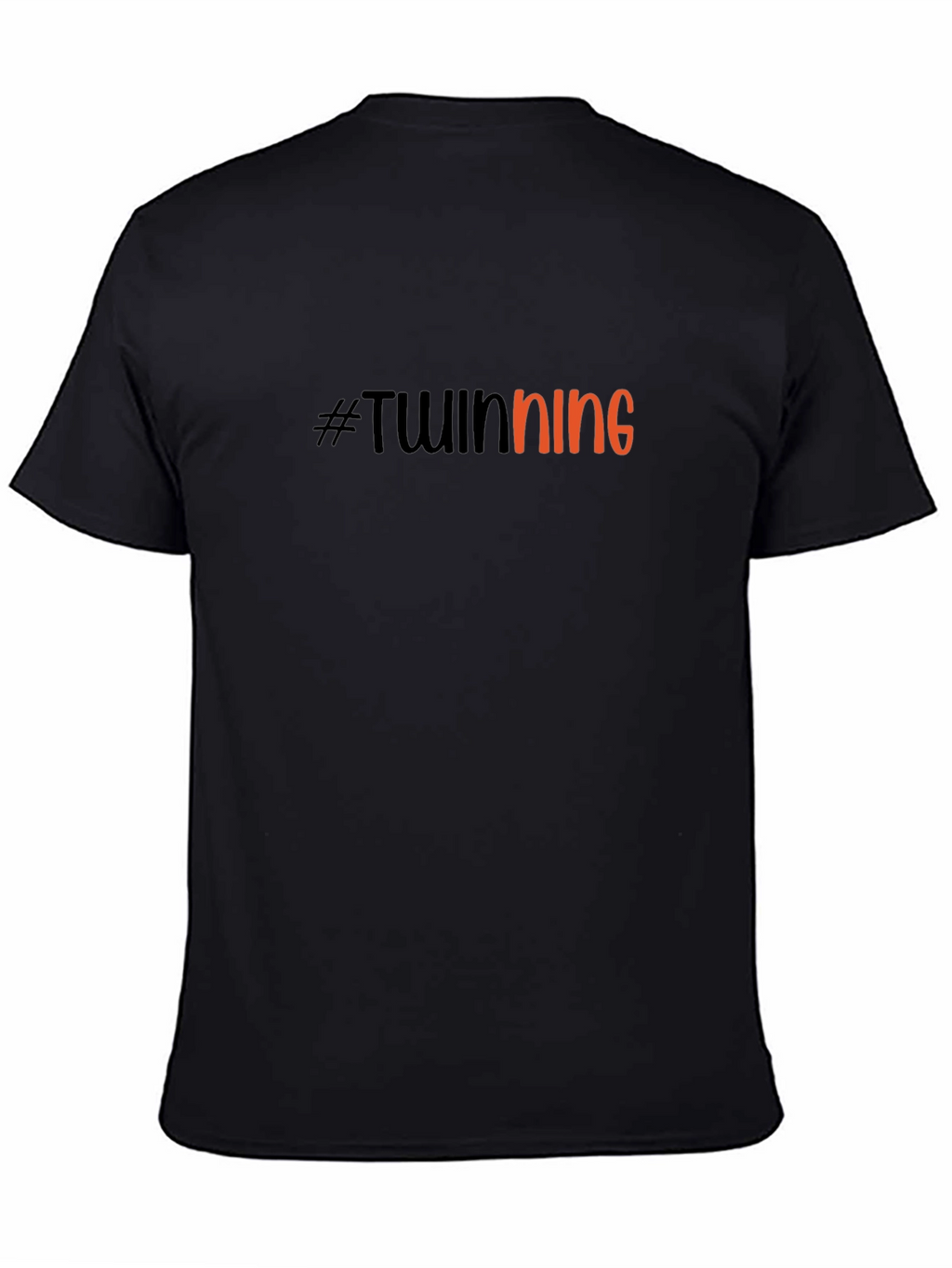 #Twinning Black T-Shirt - Perfect for Matching Outfits!