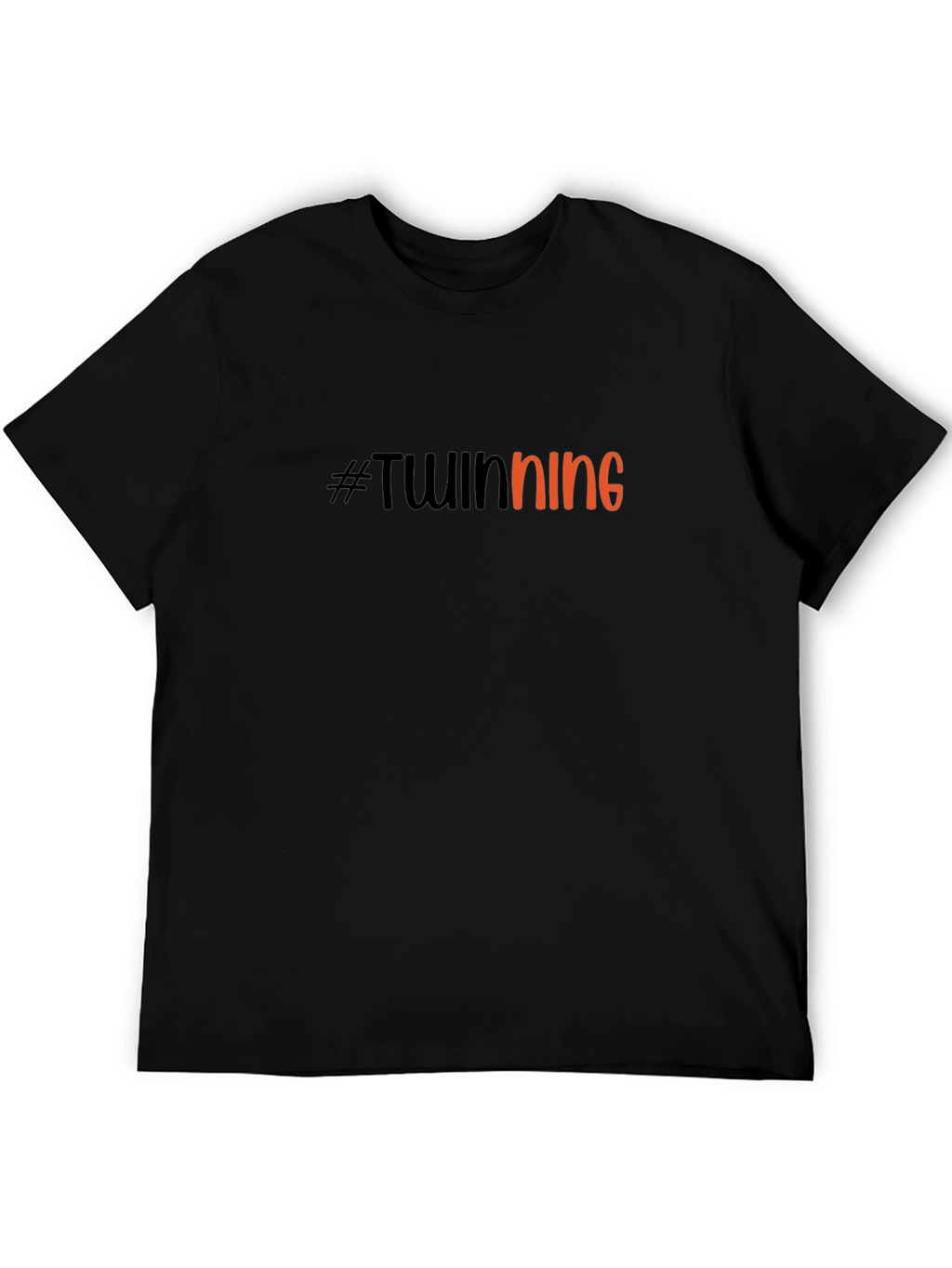 #Twinning Black T-Shirt - Perfect for Matching Outfits!