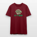 Tropical Monstera Leaf with Let It Grow Text