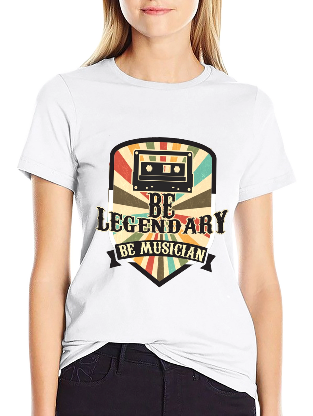 Be Legendary Musician Graphic Tee