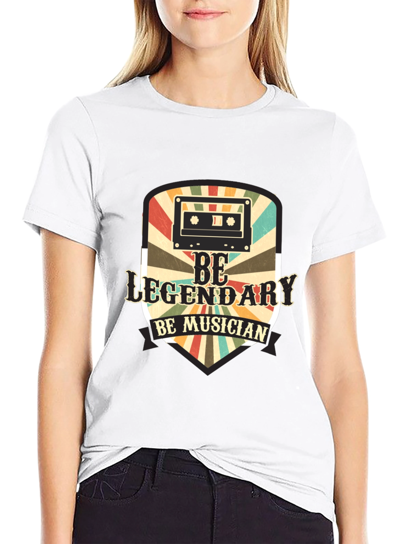 Be Legendary Musician Graphic Tee