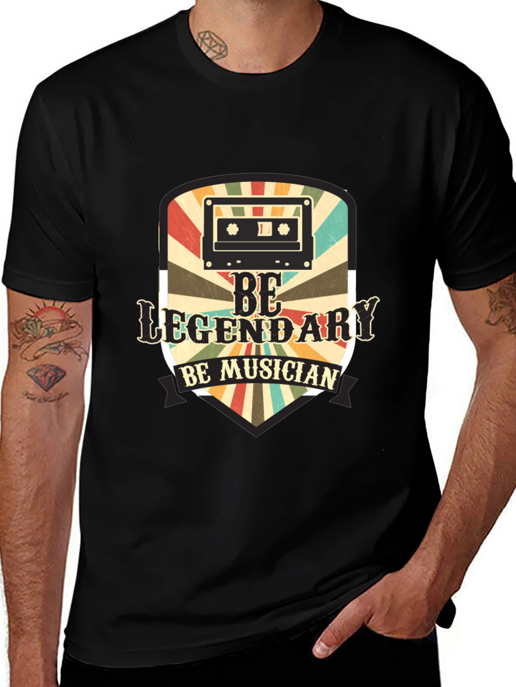 Be Legendary Musician Graphic Tee