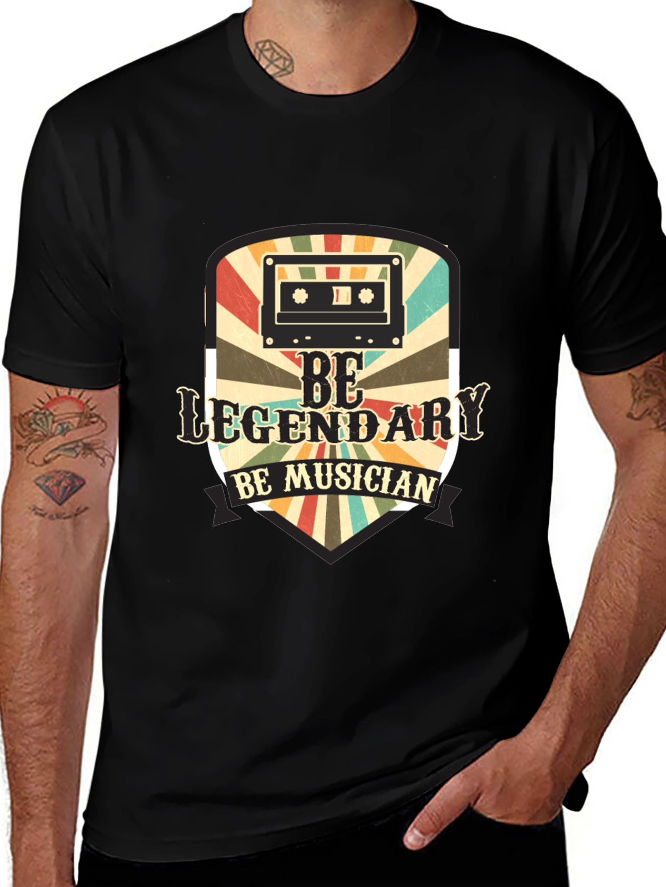 Be Legendary Musician Graphic Tee