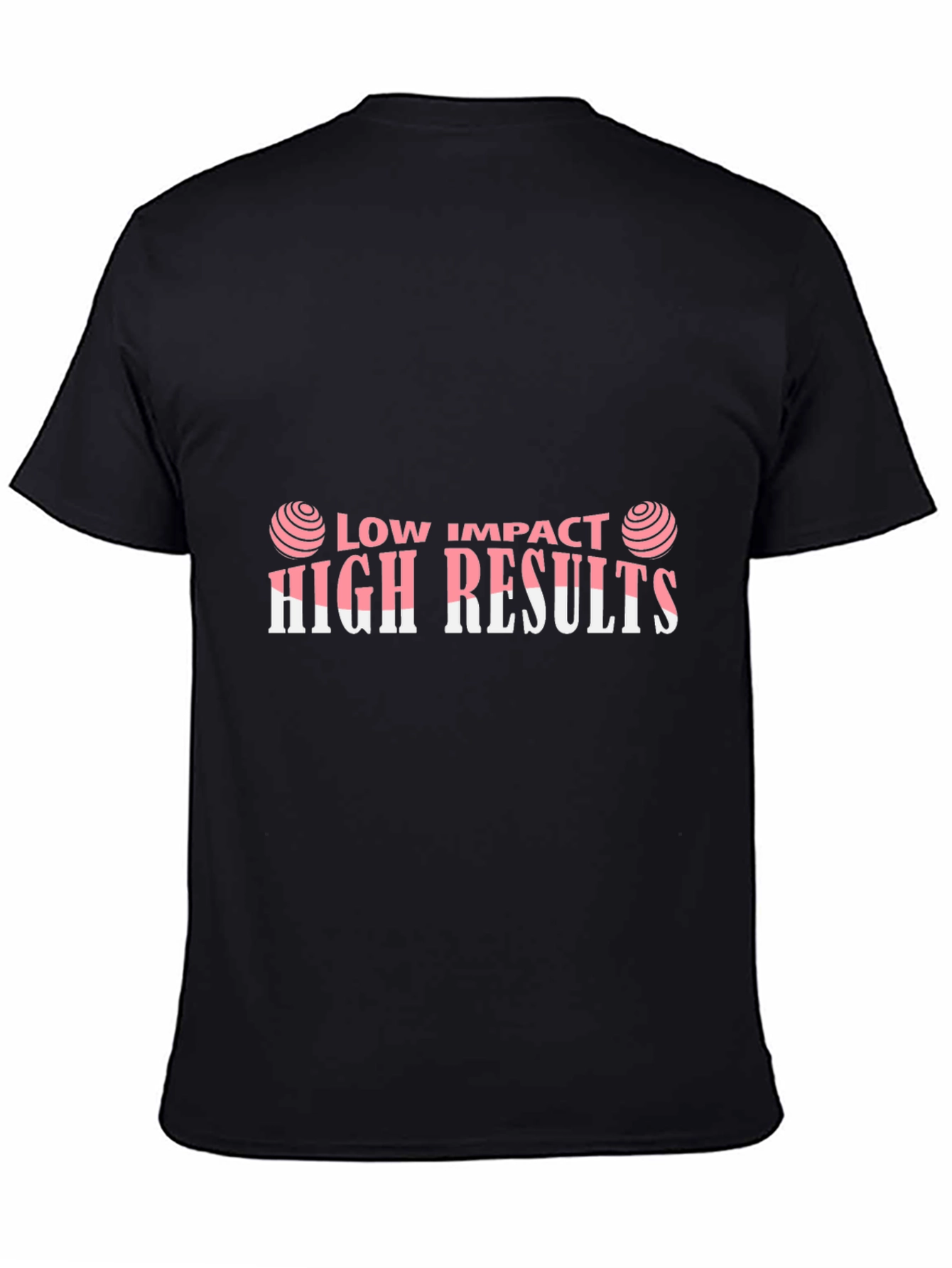 Low Impact High Results Graphic Tee - Black
