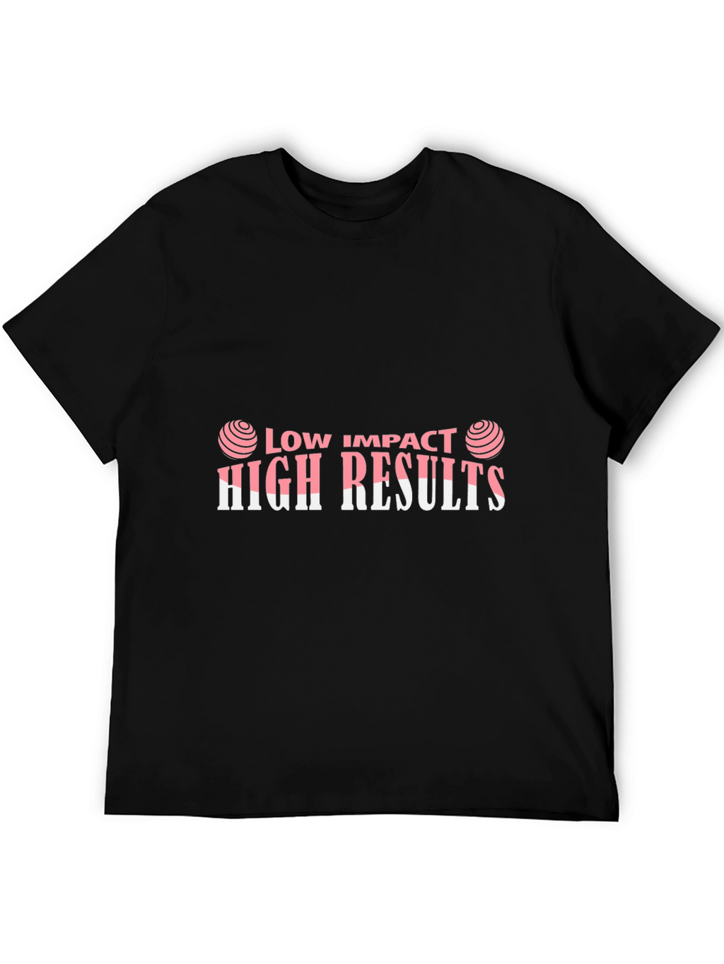 Low Impact High Results Graphic Tee - Black