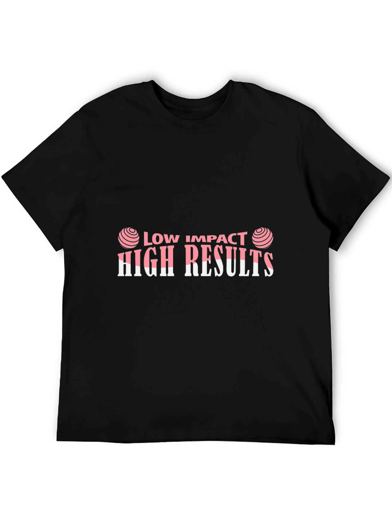 Low Impact High Results Graphic Tee - Black