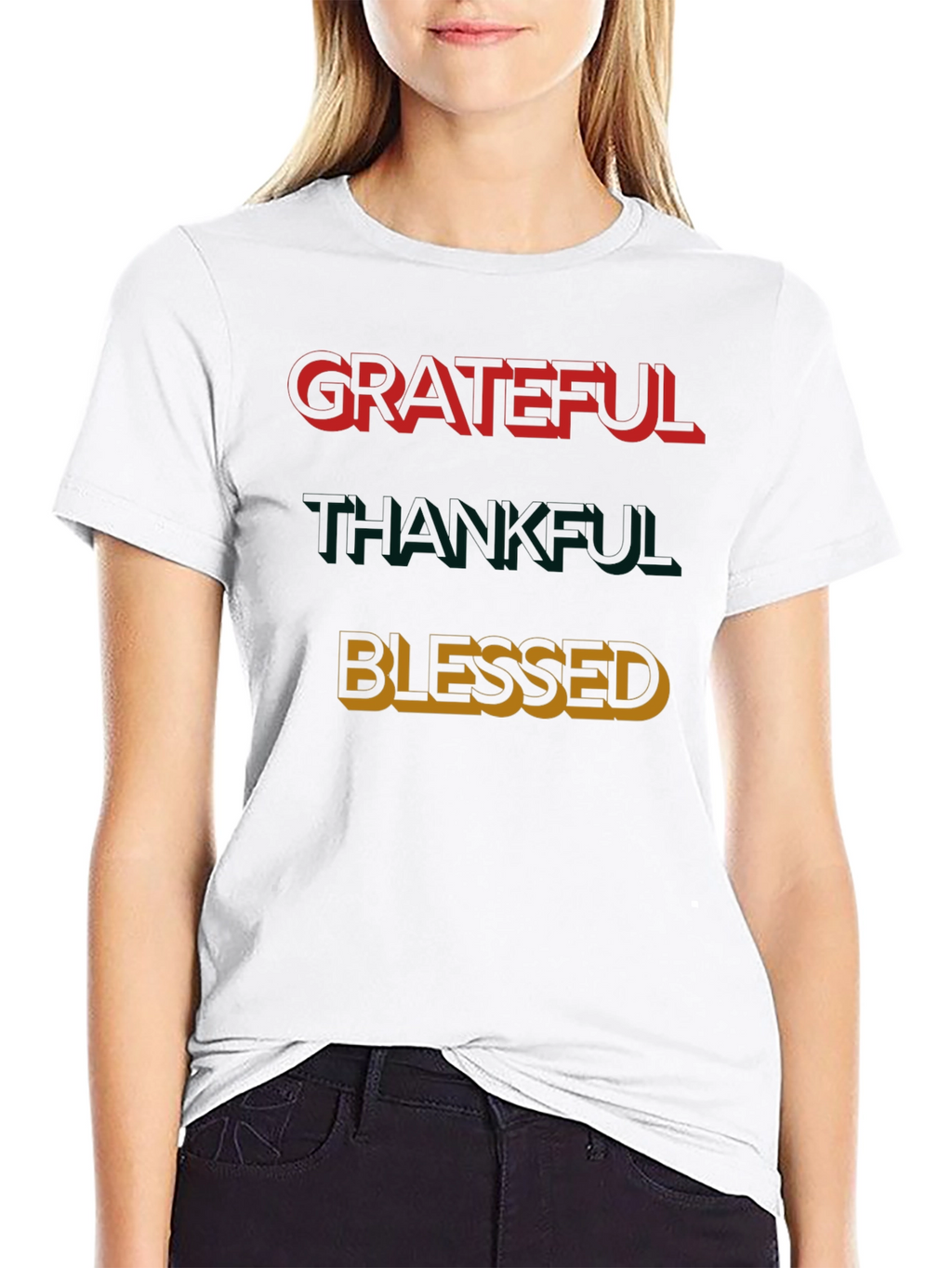 Grateful Thankful Blessed T-Shirt