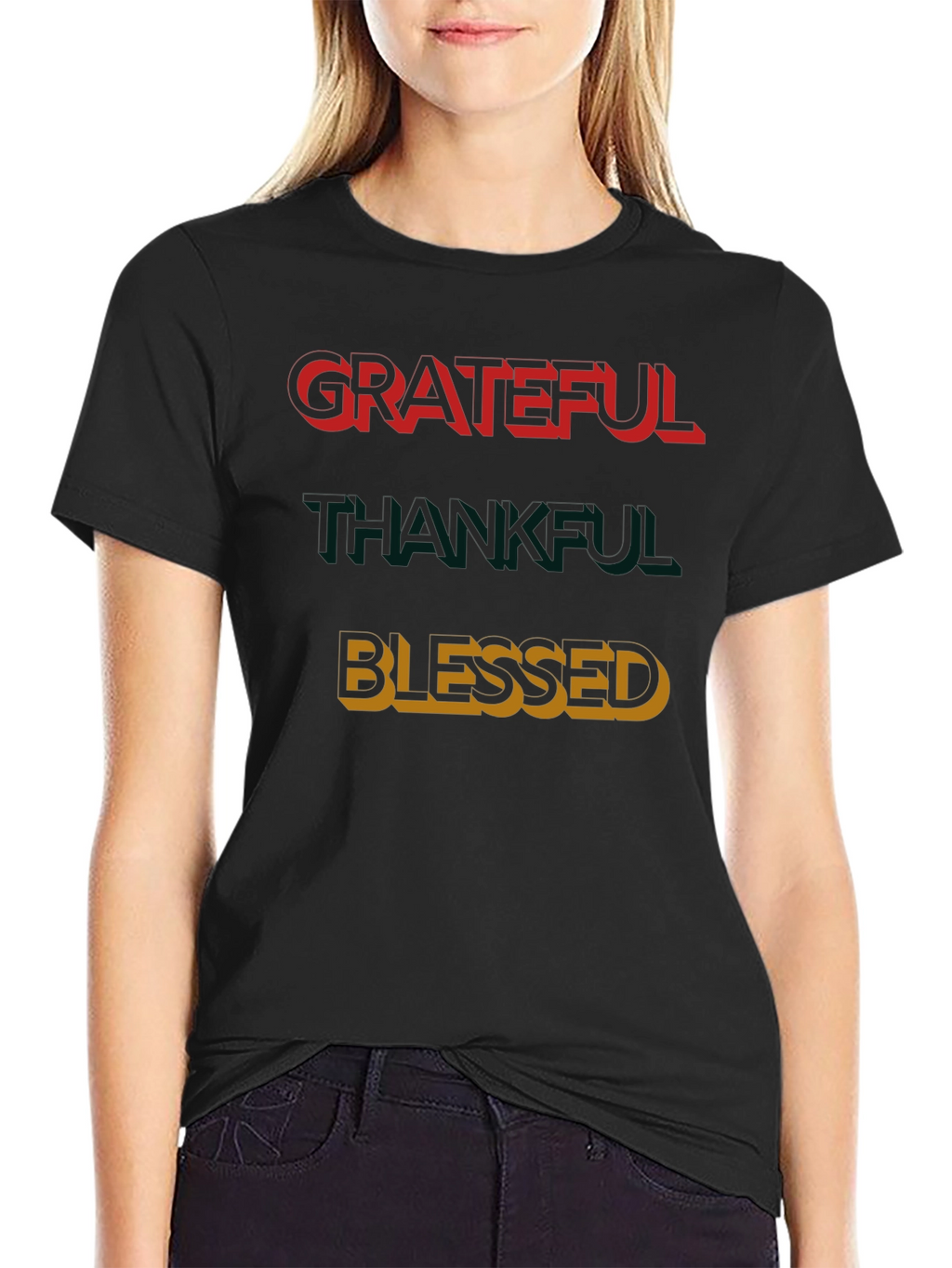 Grateful Thankful Blessed T-Shirt