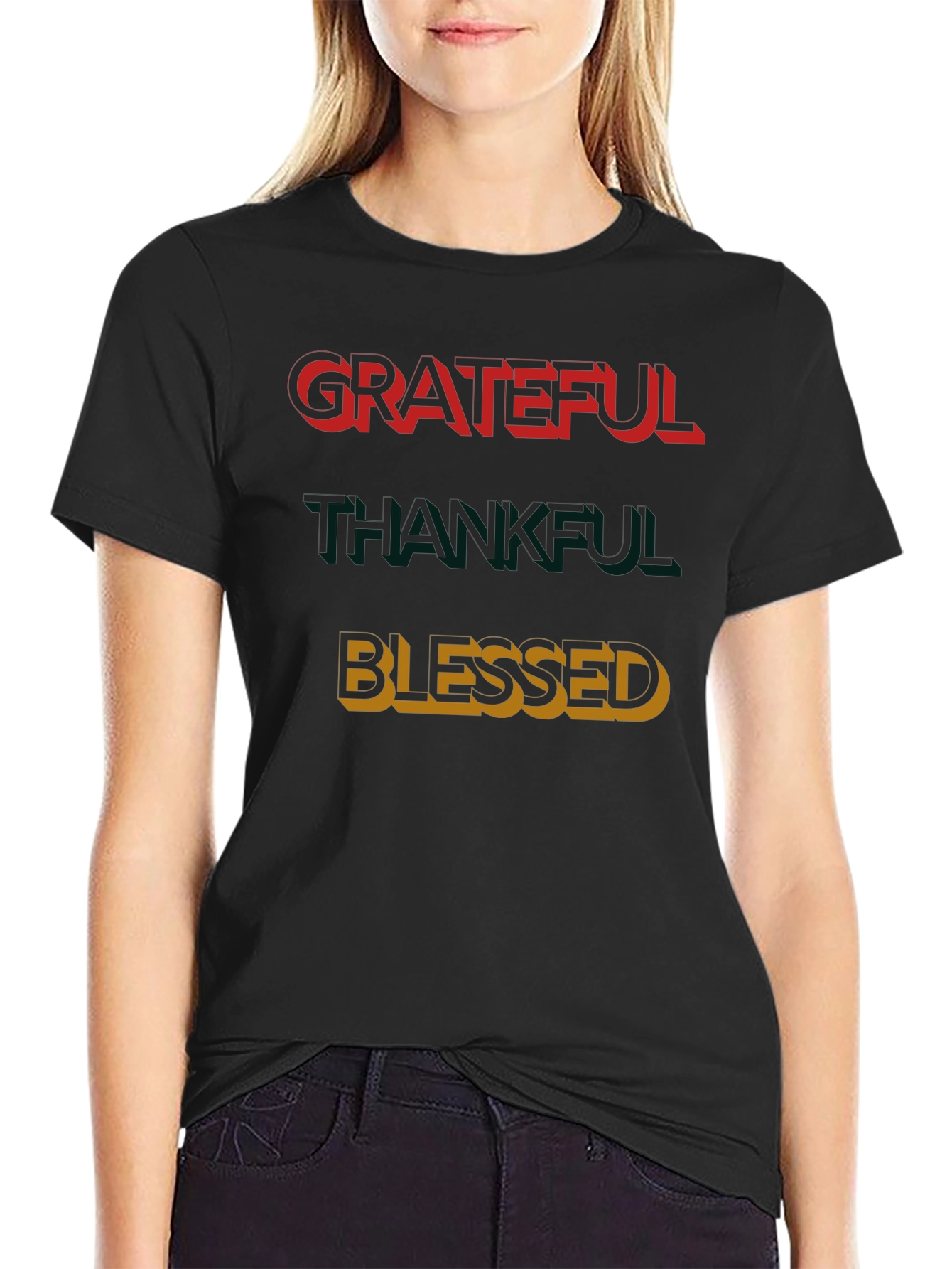 Grateful Thankful Blessed T-Shirt