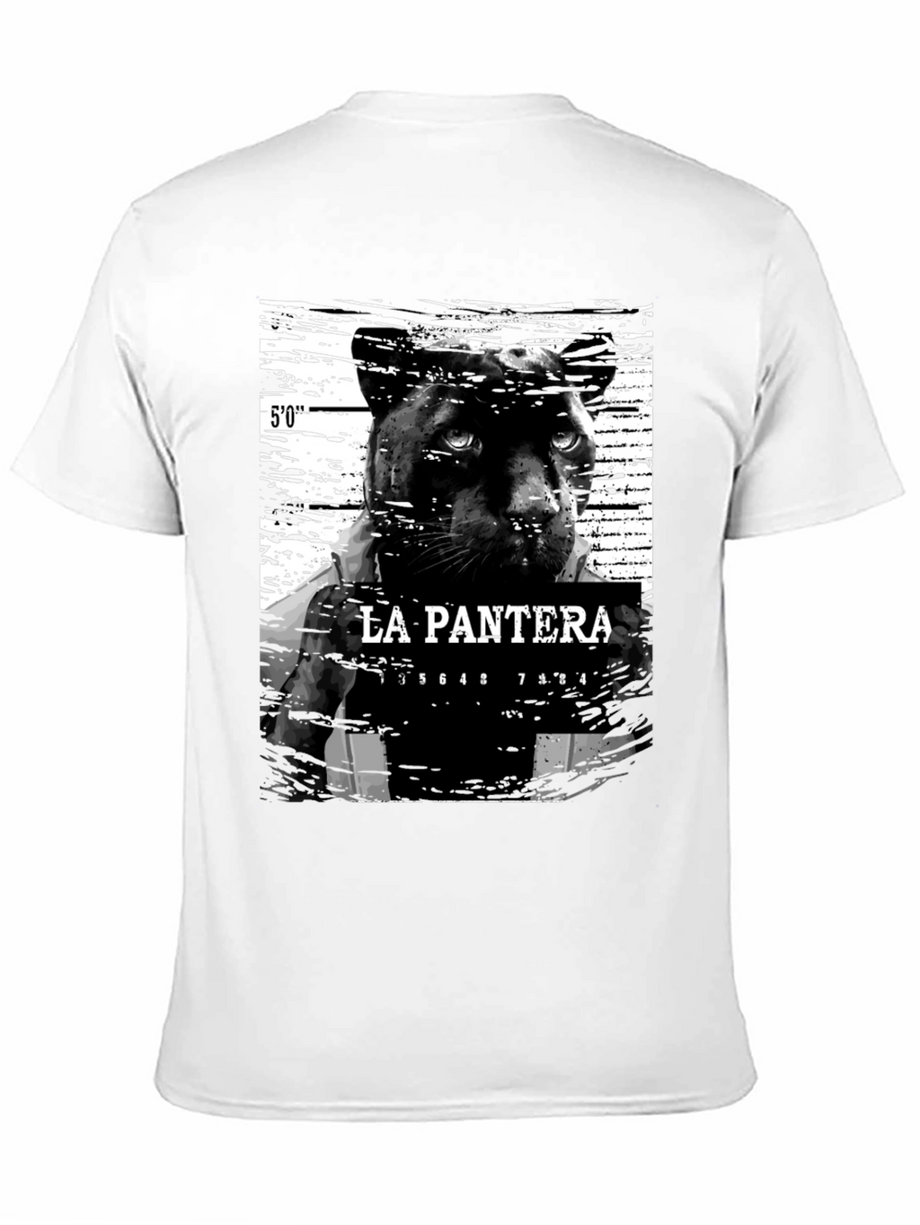 La Pantera Mugshot Graphic Tee - Black