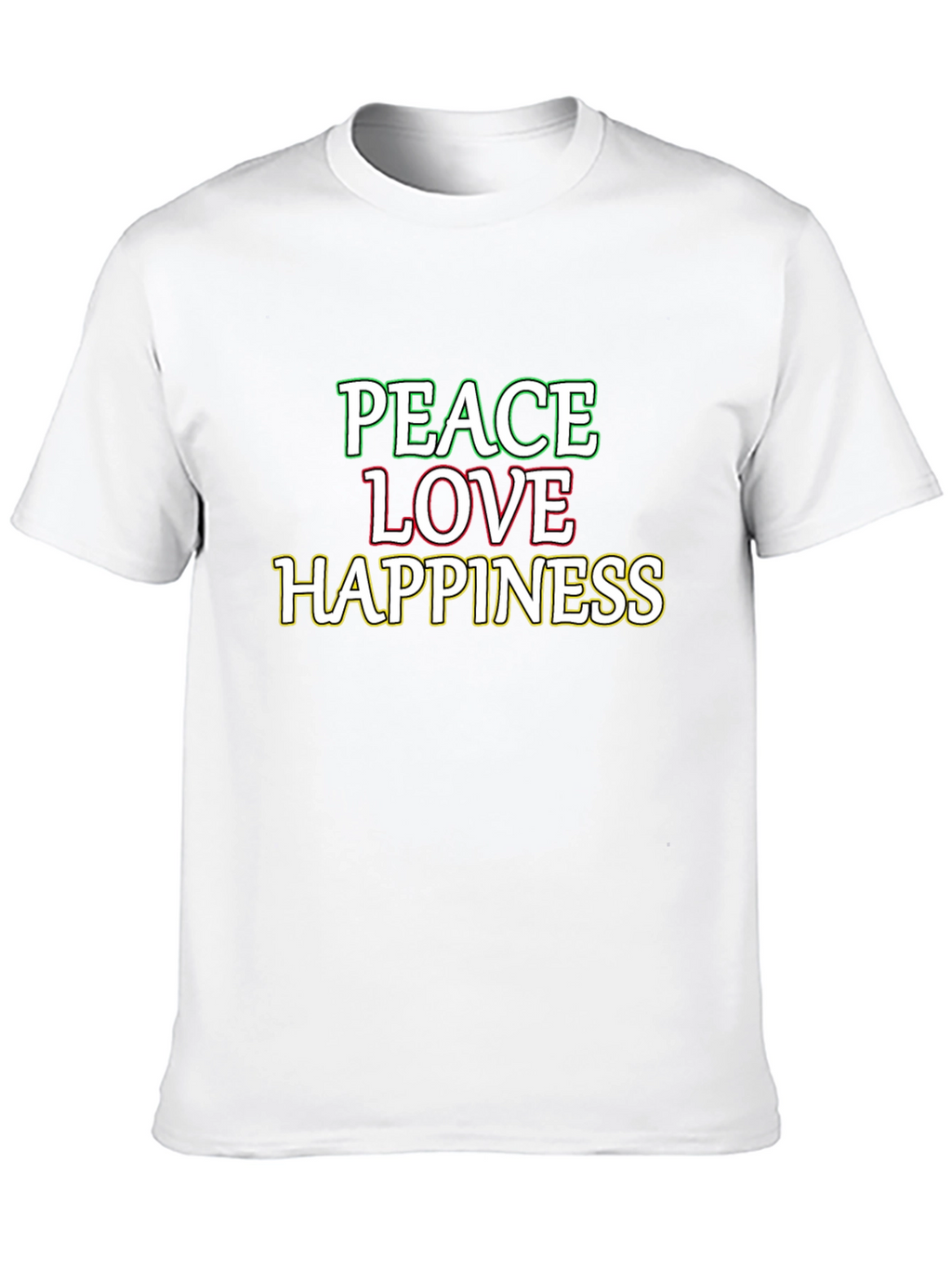 Peace Love Happiness Graphic Tee