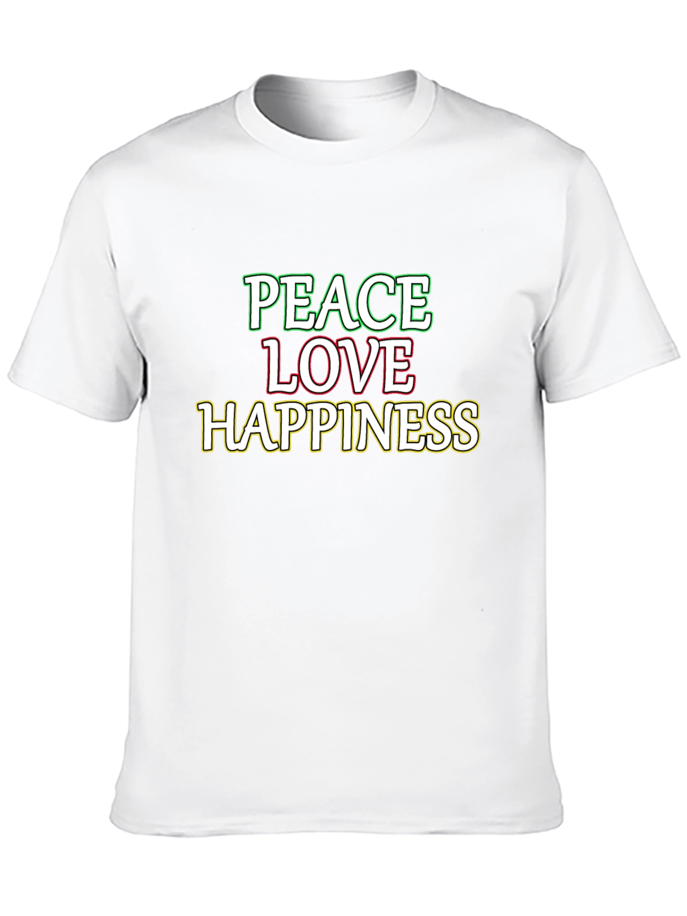 Peace Love Happiness Graphic Tee
