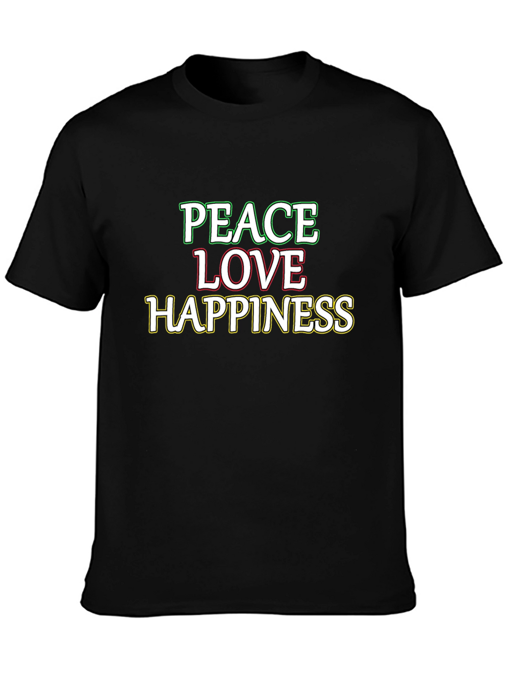 Peace Love Happiness Graphic Tee