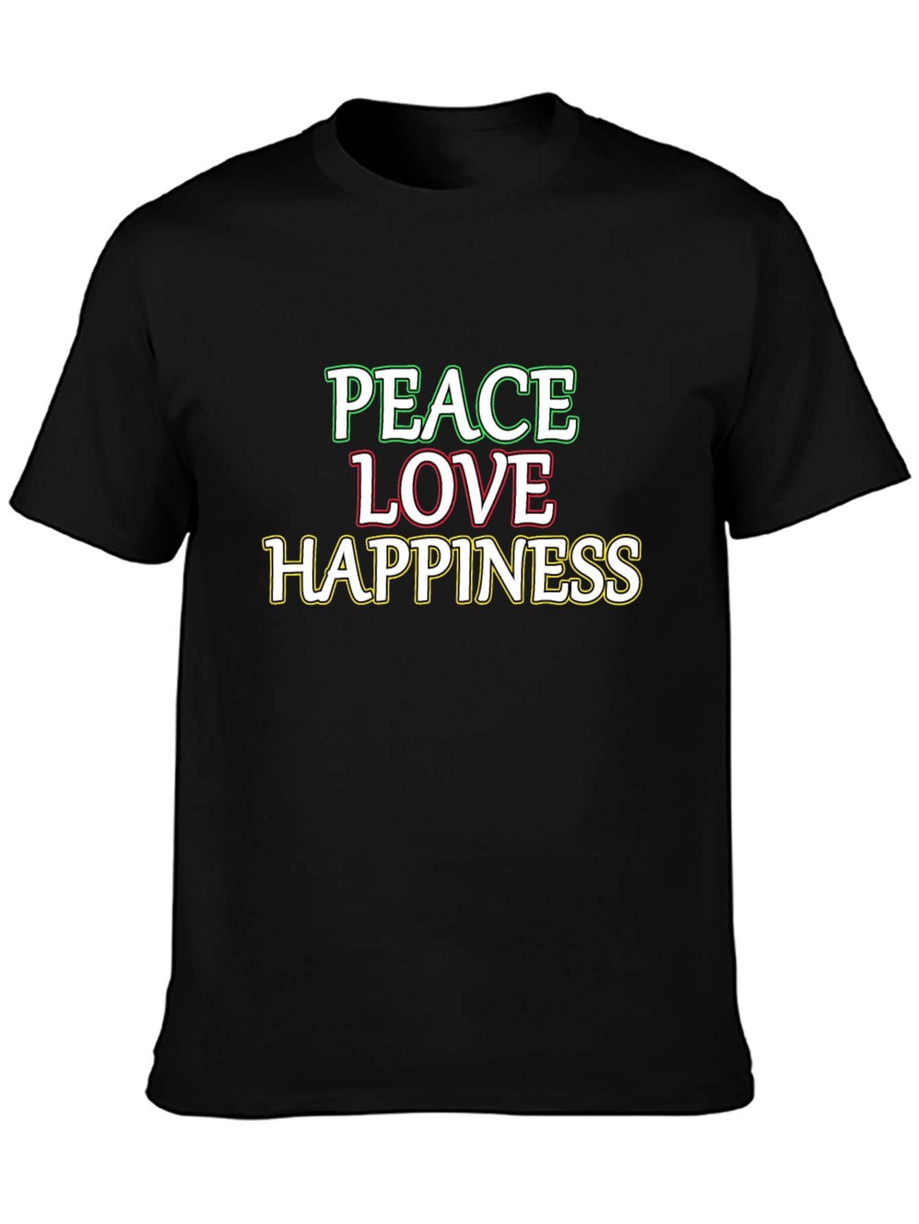Peace Love Happiness Graphic Tee
