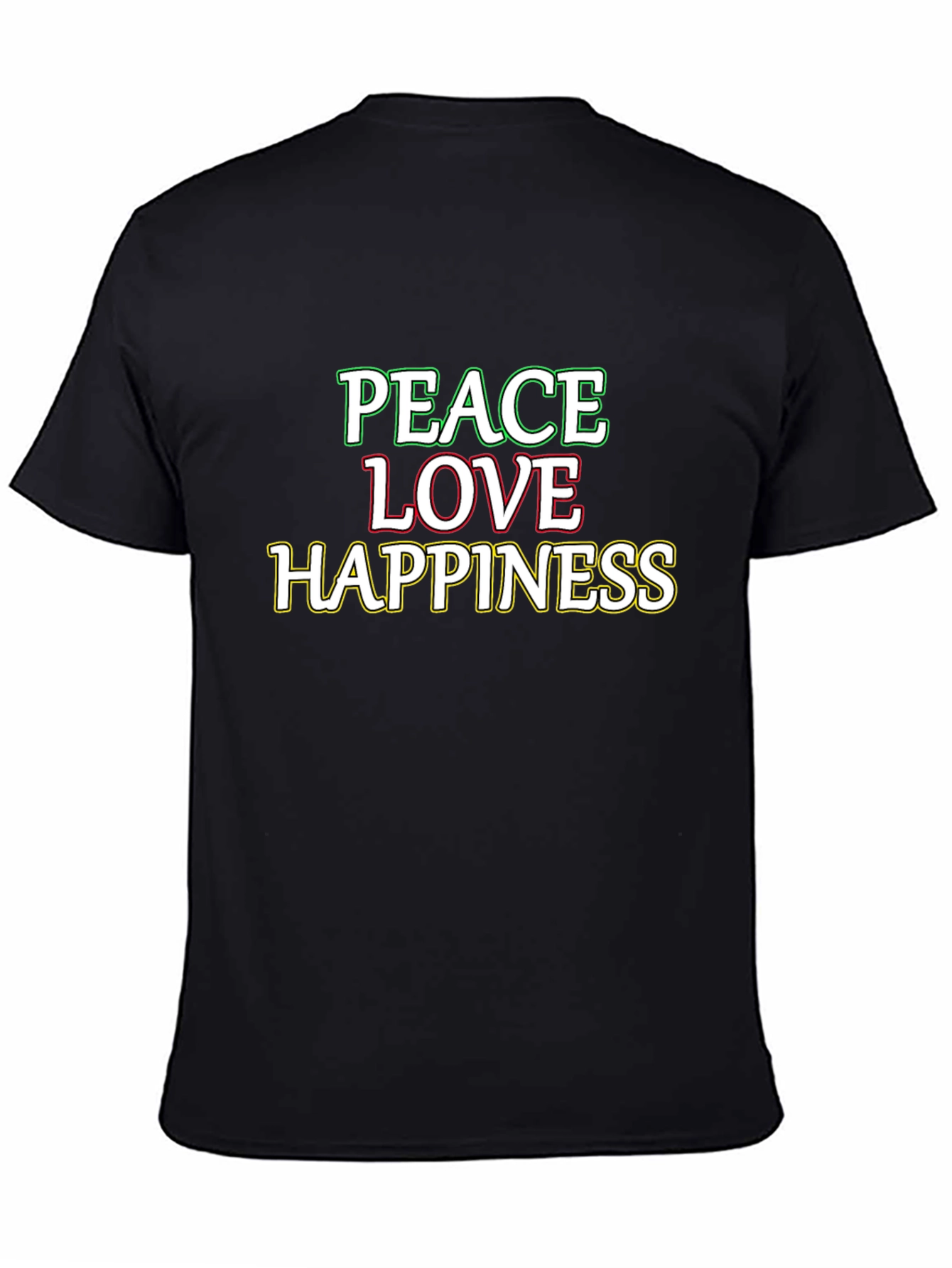 Peace Love Happiness Graphic Tee