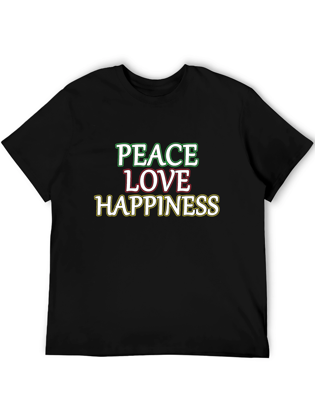 Peace Love Happiness Graphic Tee