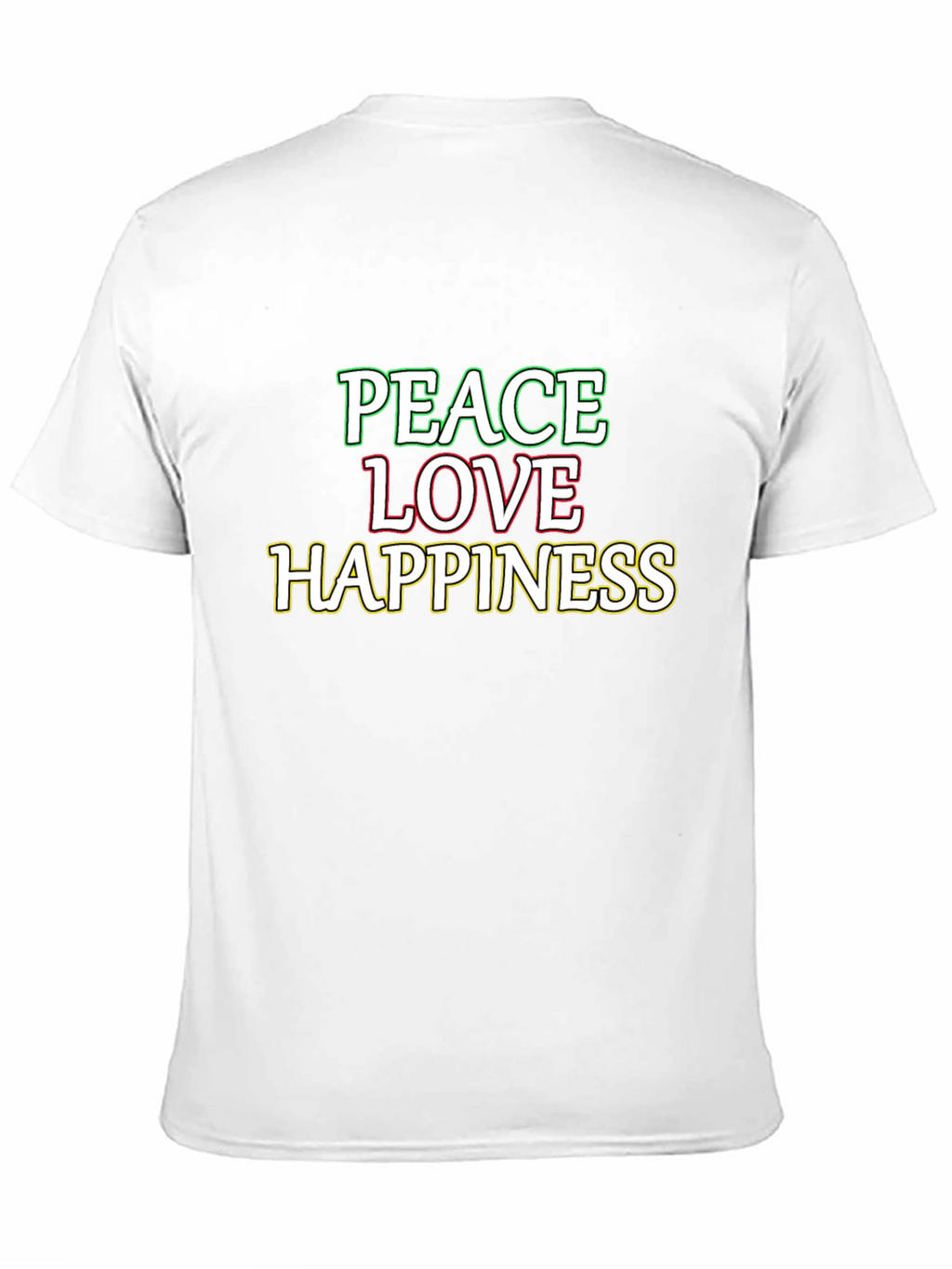 Peace Love Happiness Graphic Tee