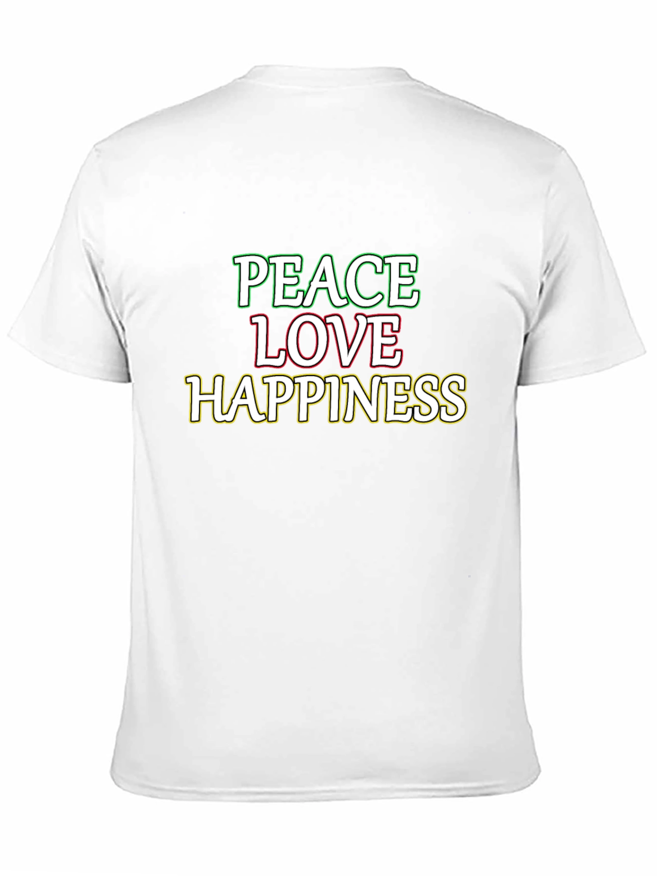 Peace Love Happiness Graphic Tee