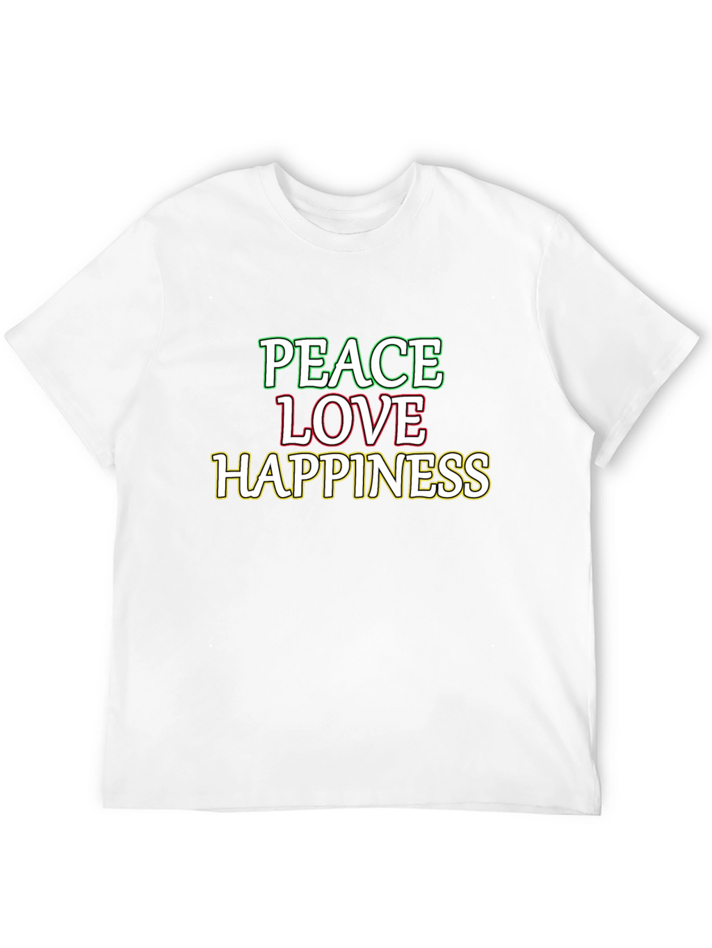 Peace Love Happiness Graphic Tee