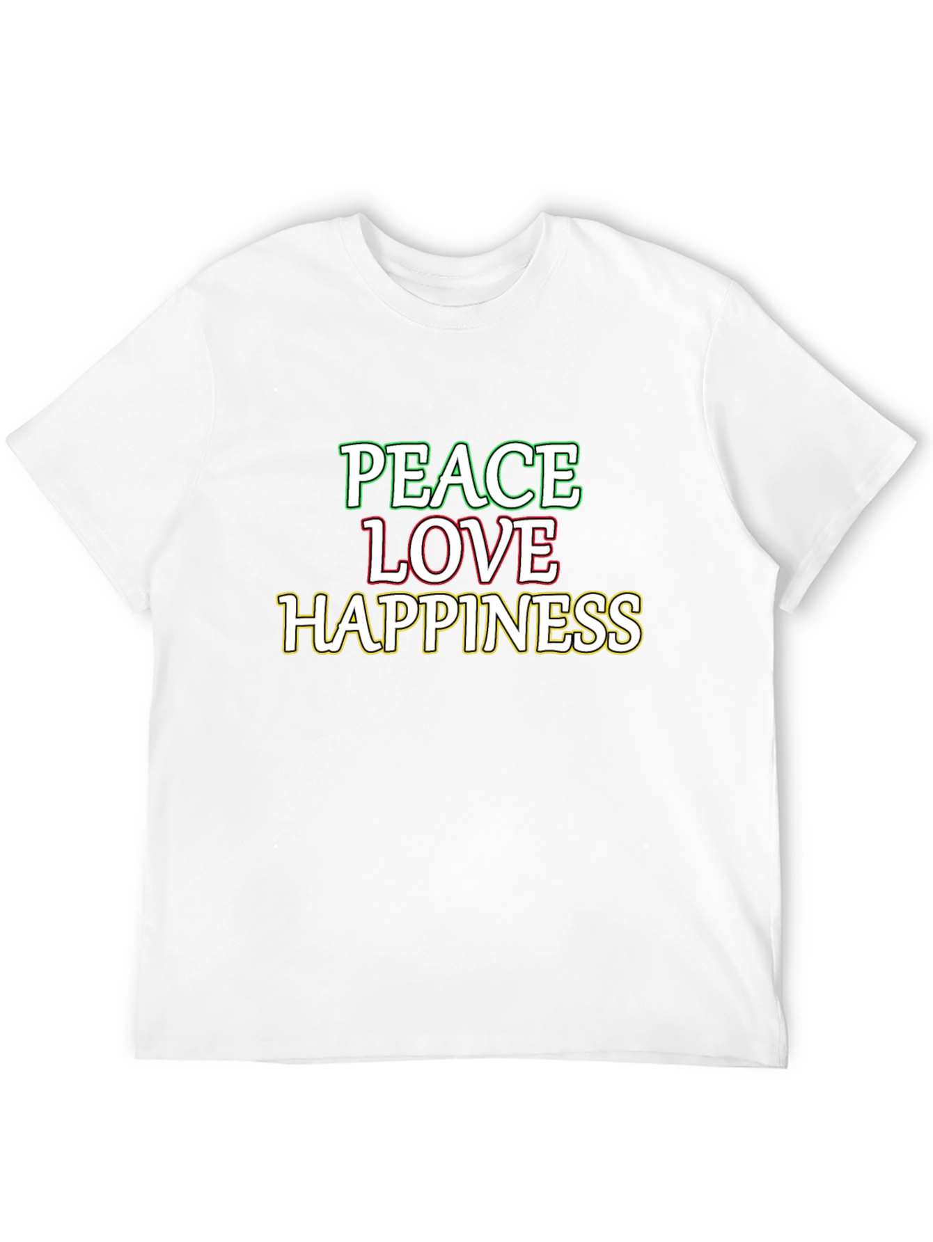 Peace Love Happiness Graphic Tee