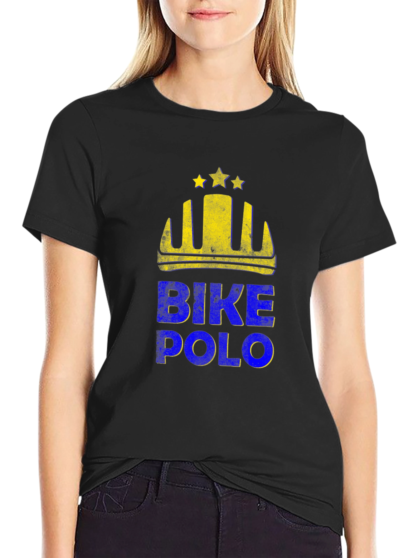 Bike Polo T-Shirt - Graphic Tee for Cycling Enthusiasts