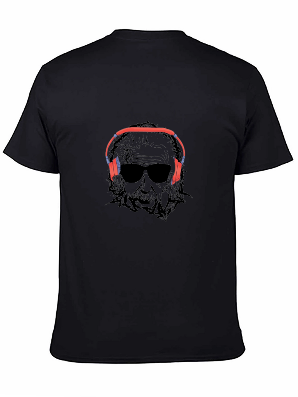 Einstein DJ Black T-Shirt