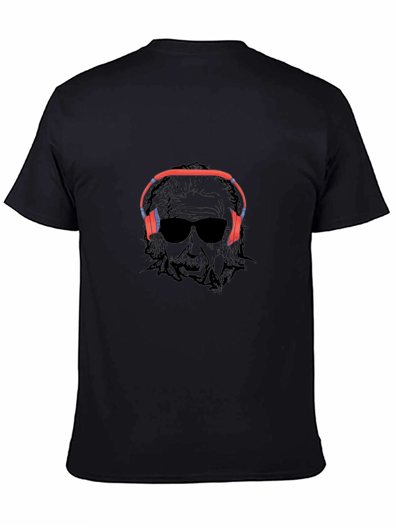 Einstein DJ Black T-Shirt