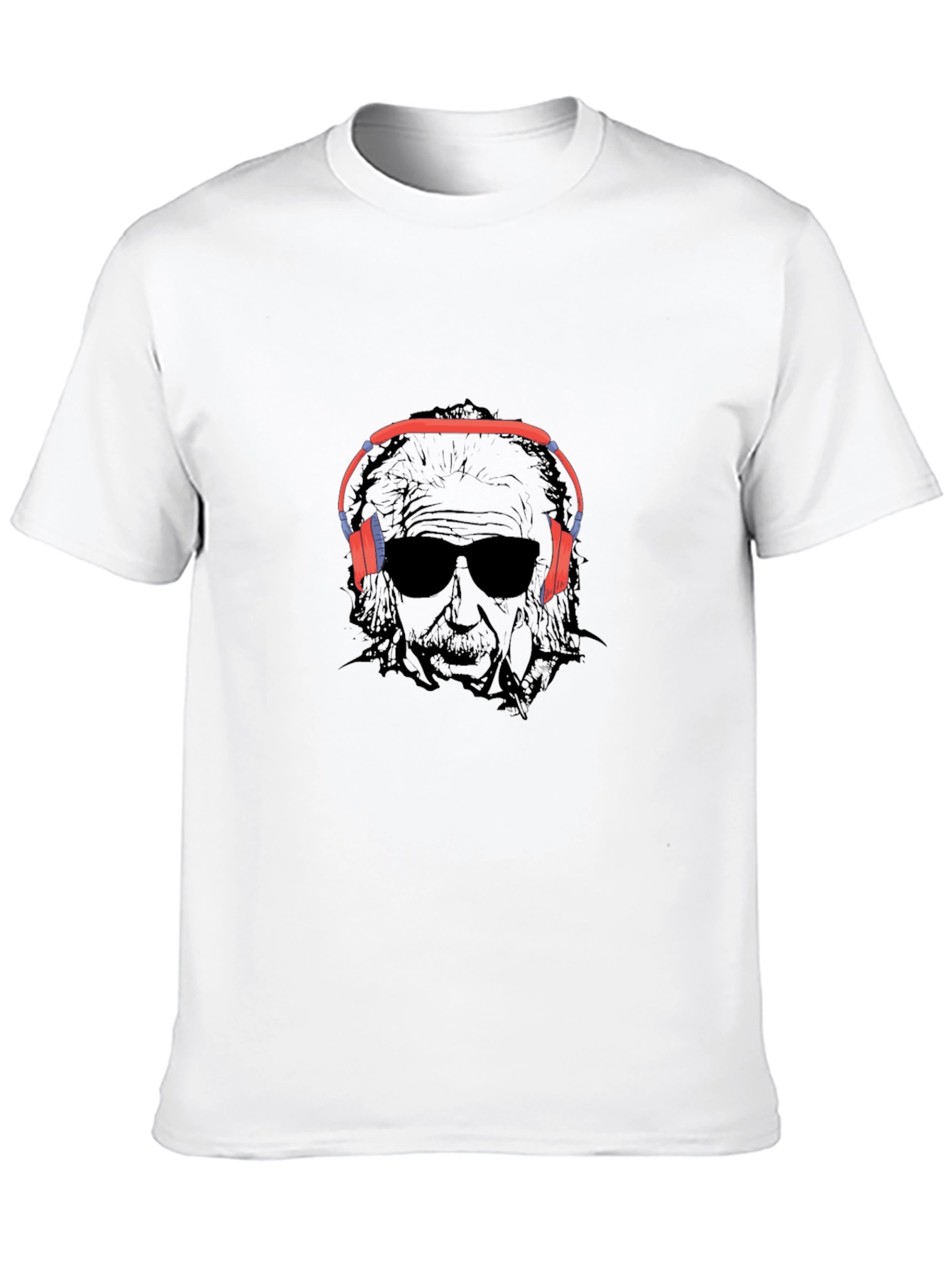 Einstein DJ Black T-Shirt