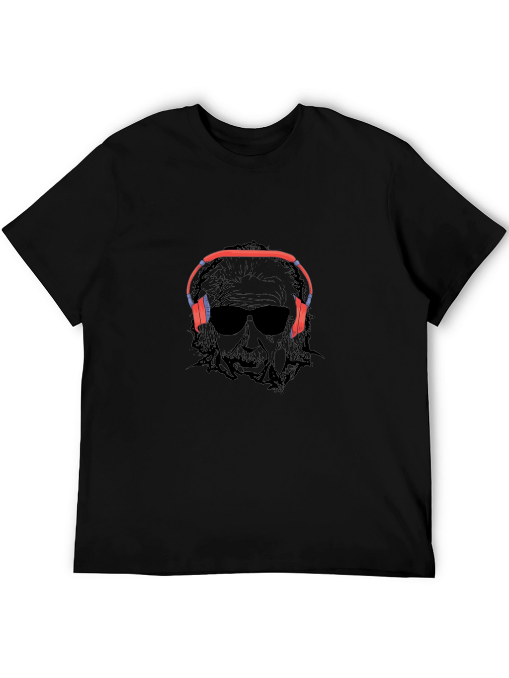 Einstein DJ Black T-Shirt