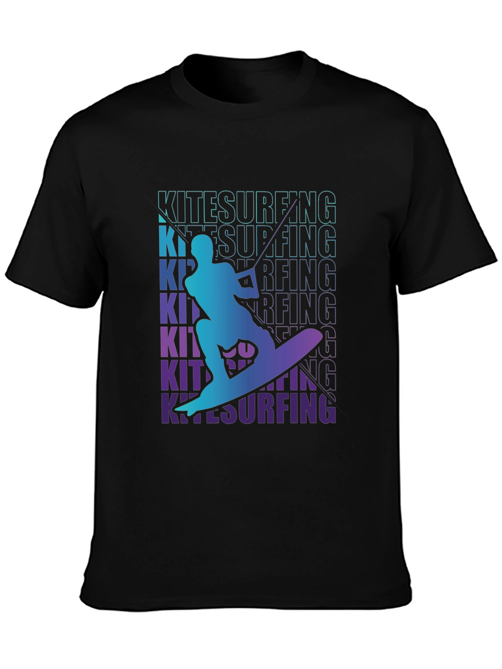 Kitesurfing Graphic Tee - Ride the Waves in Style