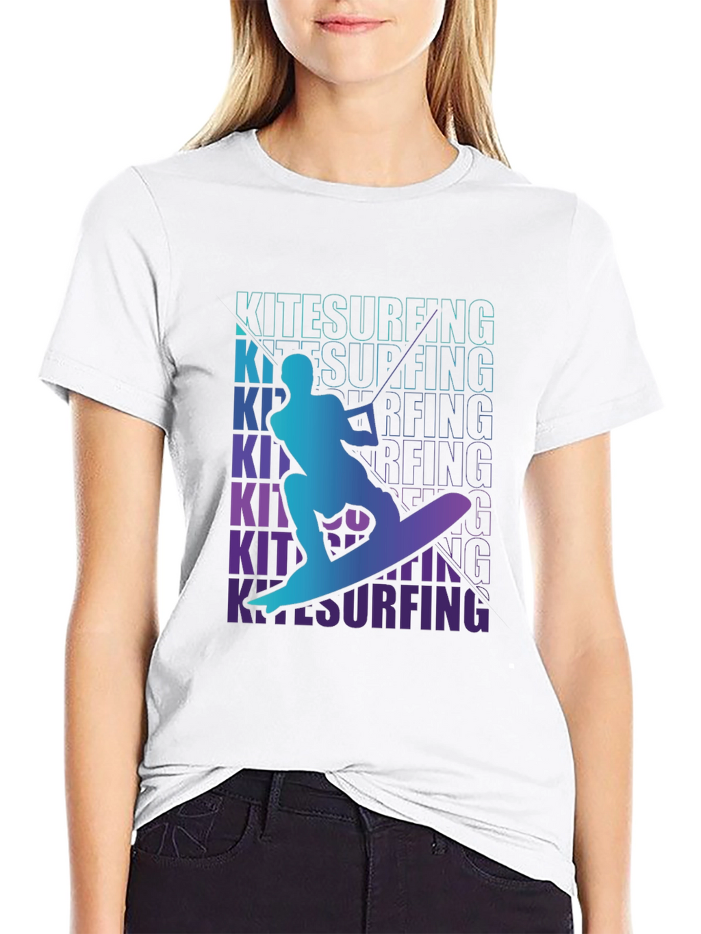 Kitesurfing Graphic Tee - Ride the Waves in Style
