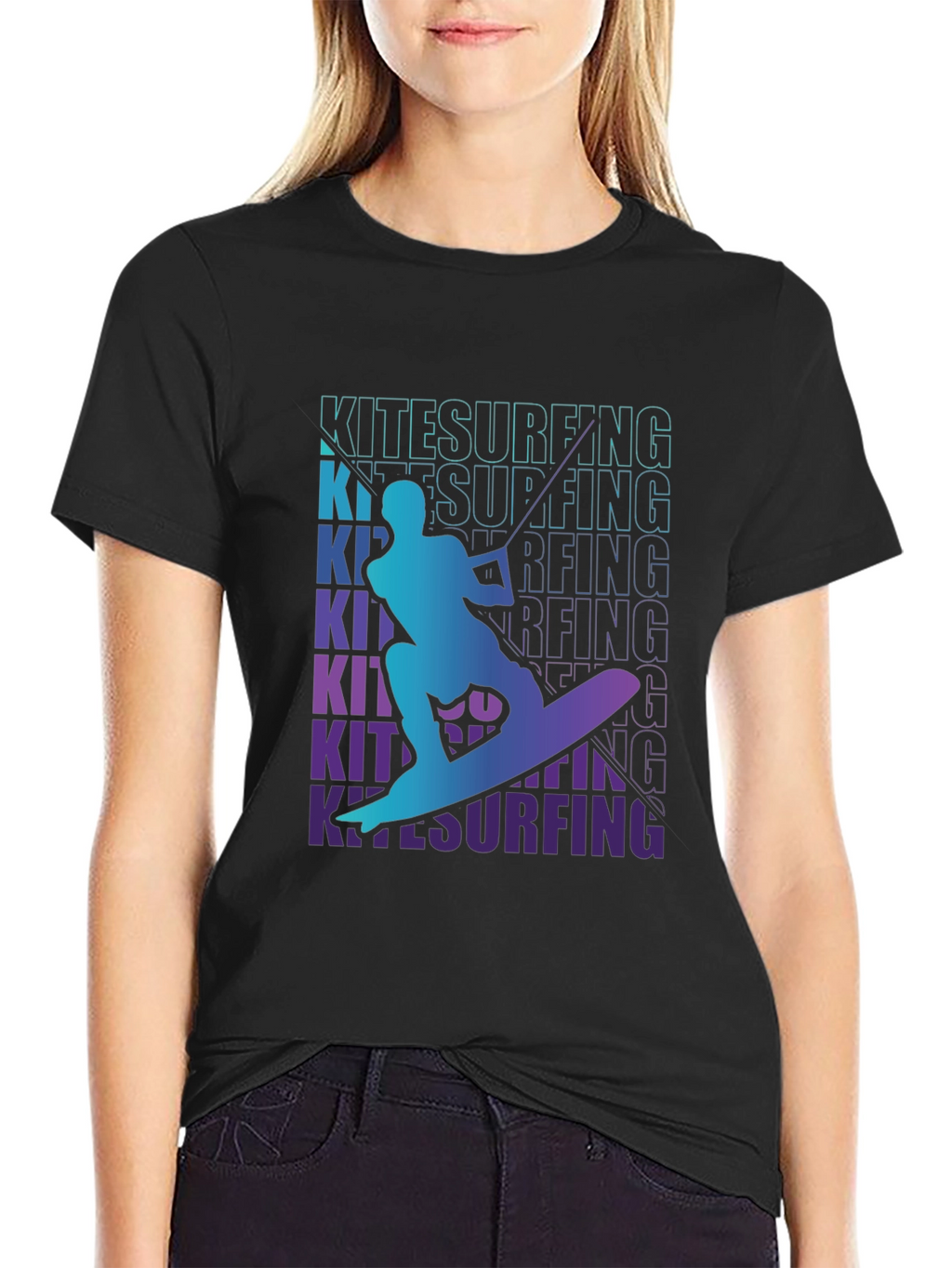 Kitesurfing Graphic Tee - Ride the Waves in Style