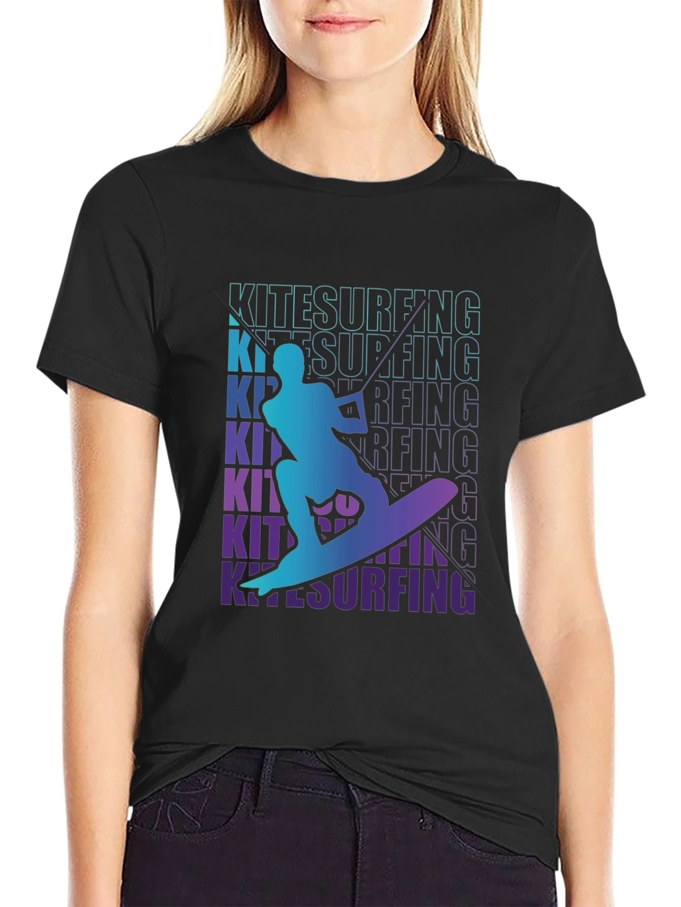 Kitesurfing Graphic Tee - Ride the Waves in Style