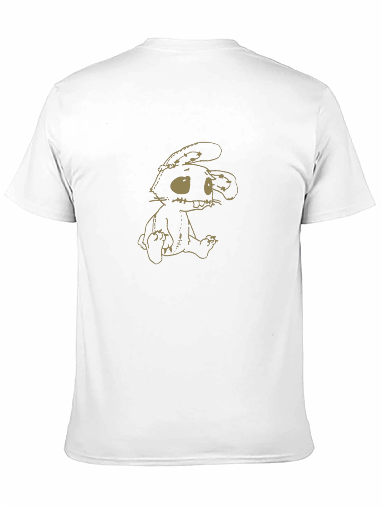 Creepy Bunny Graphic Tee - Soft Cotton Blend