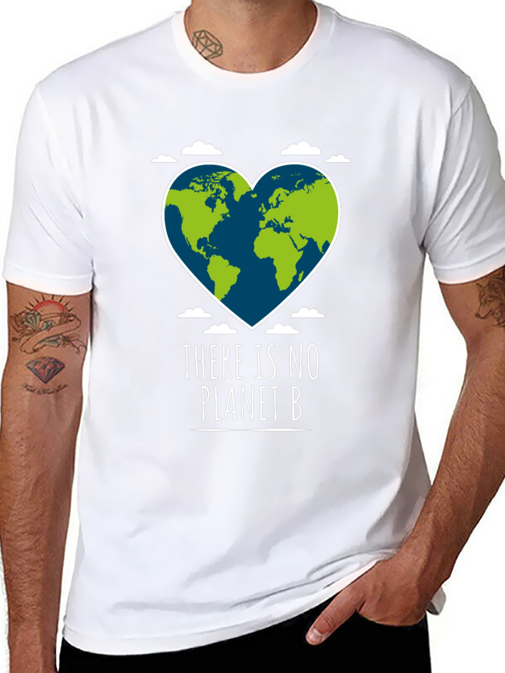 Planet B T-Shirt: Earth Heart Design