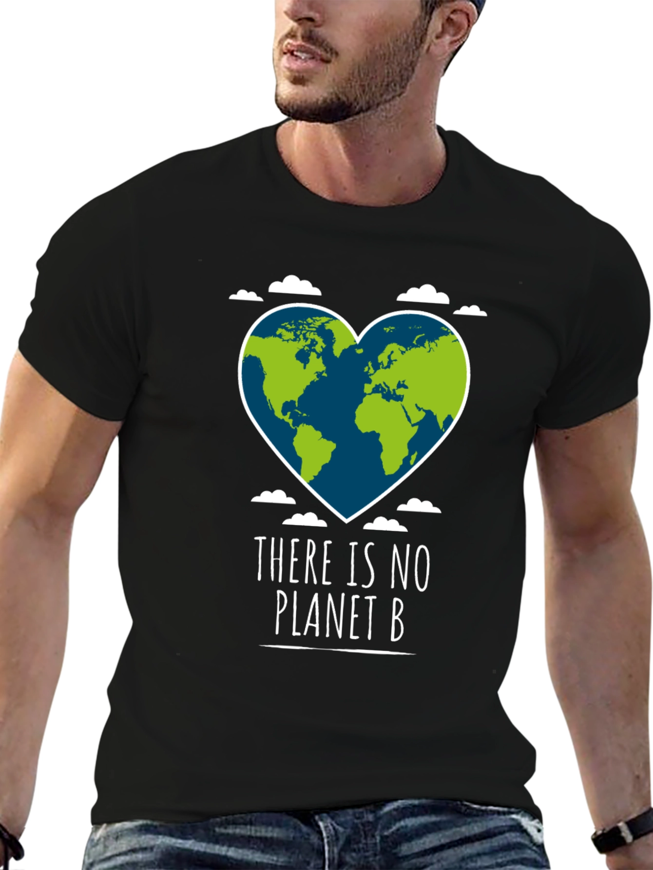 Planet B T-Shirt: Earth Heart Design