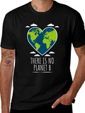 Planet B T-Shirt: Earth Heart Design