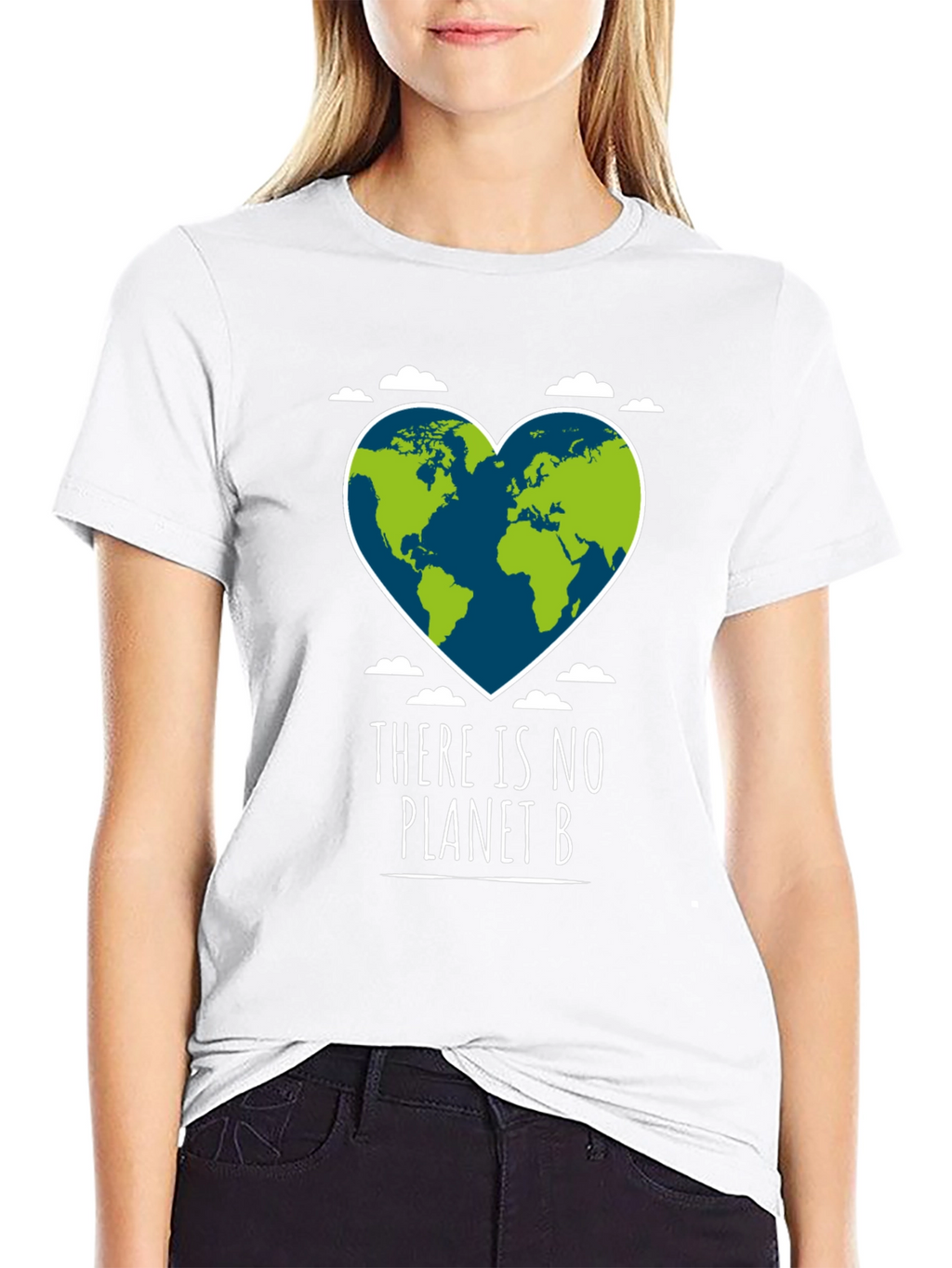Planet B T-Shirt: Earth Heart Design