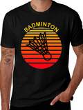Retro Badminton T-Shirt - Sporty Style