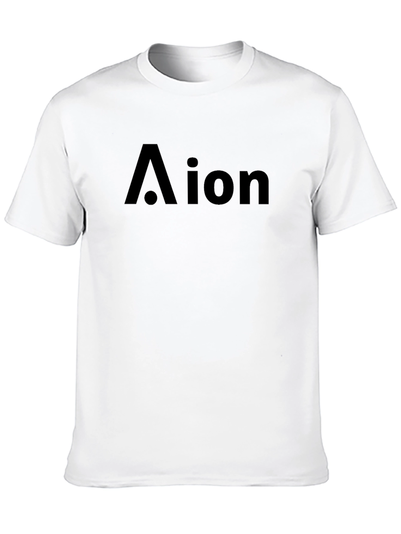 Aion Black Graphic Tee - Casual Comfort